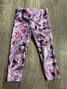 Girl’s Nike Purple & Pink Abstract Print Leggings